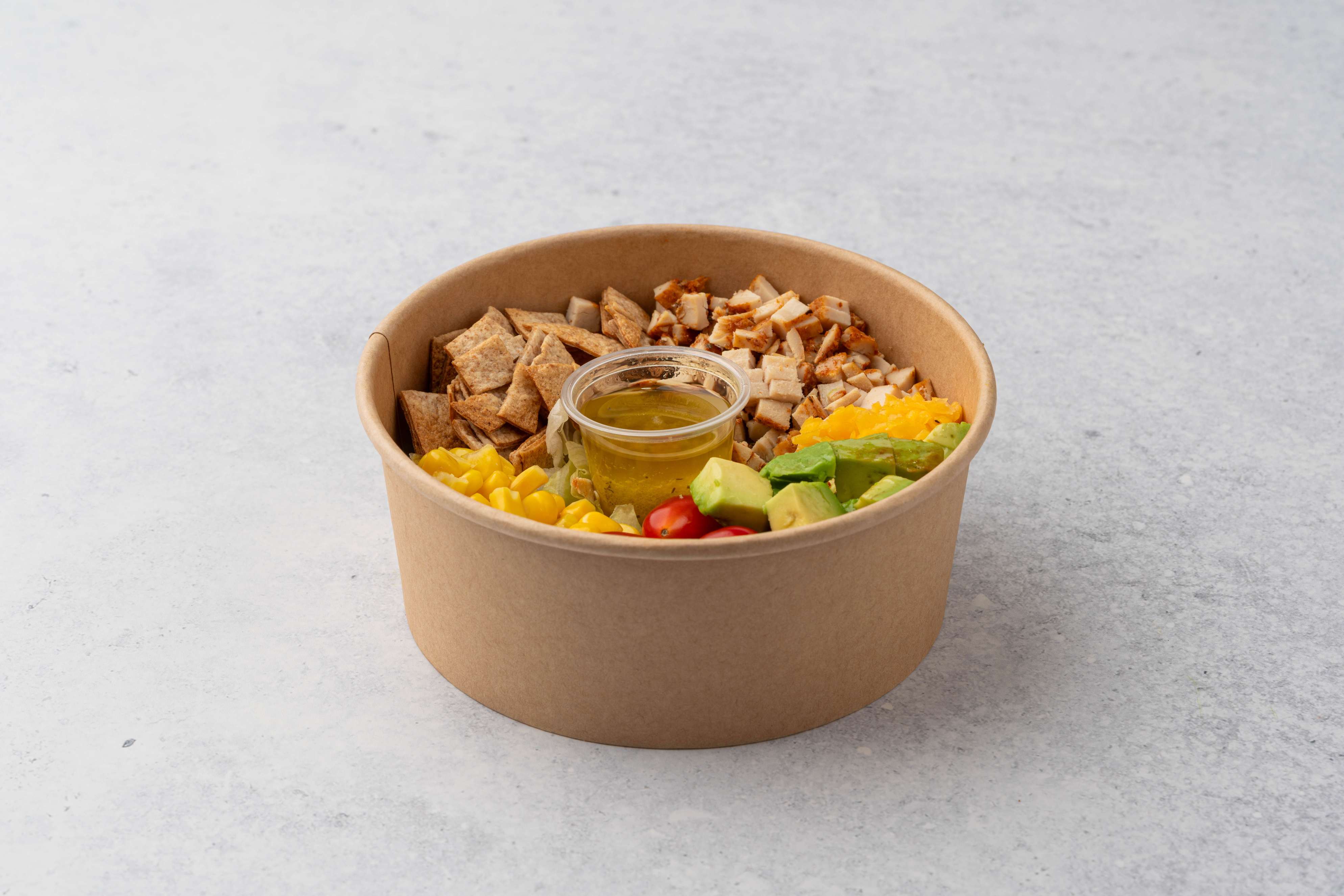 Minced Chicken Taco Salad